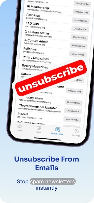Unsubscribe